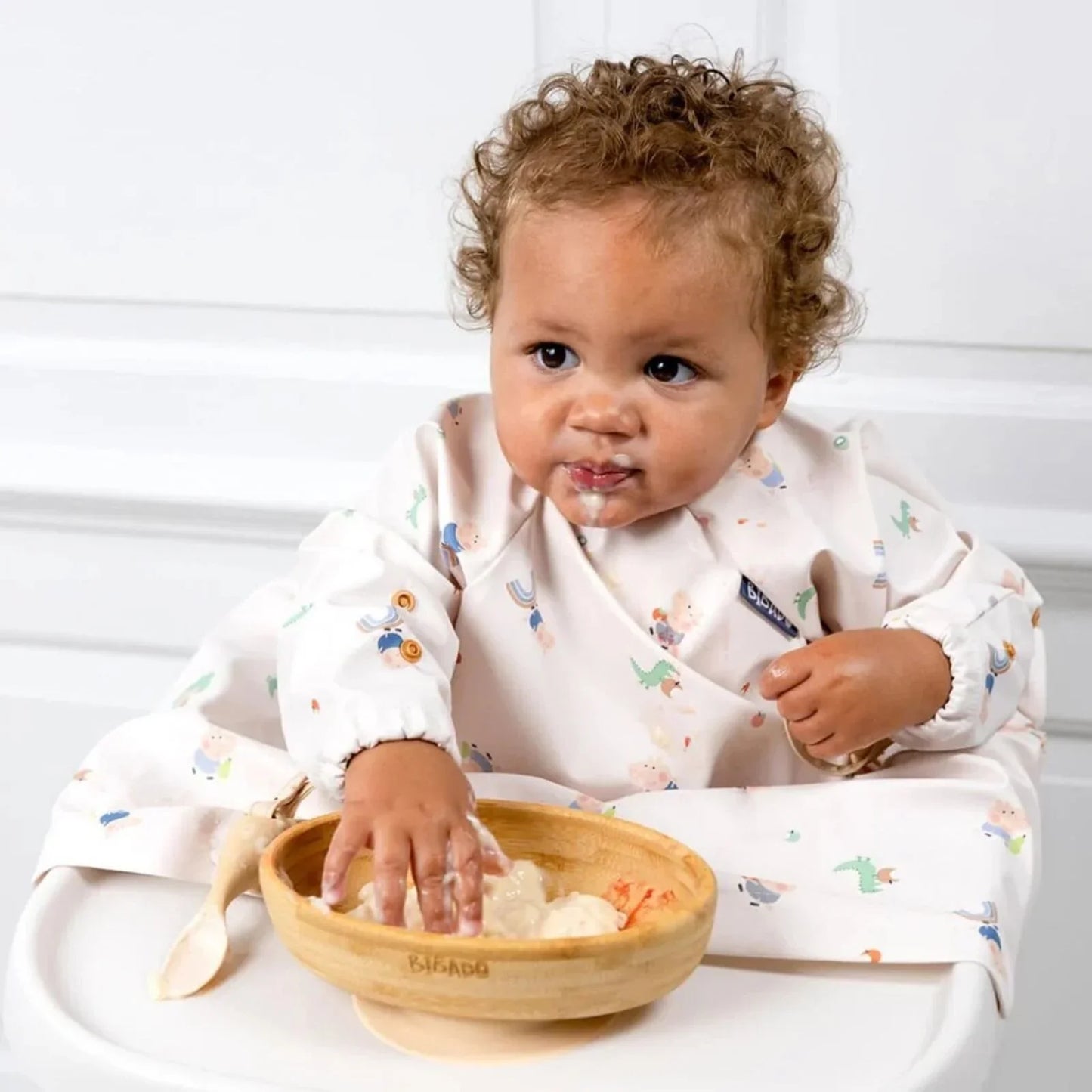 Bibado Natural Bamboo Suction Bowl - Fawn