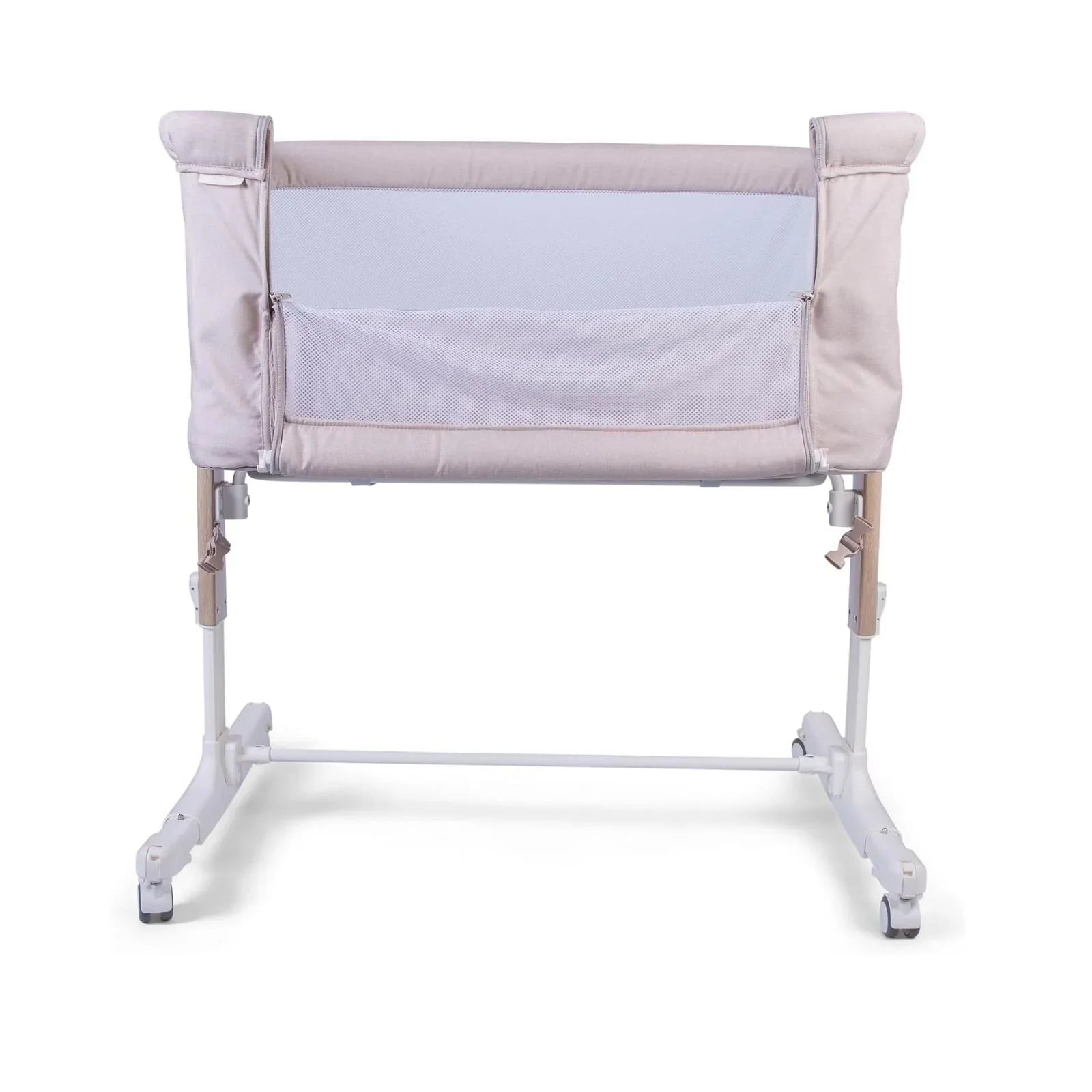 Red Kite Rockabye Bedside Crib - Oatmeal Colour