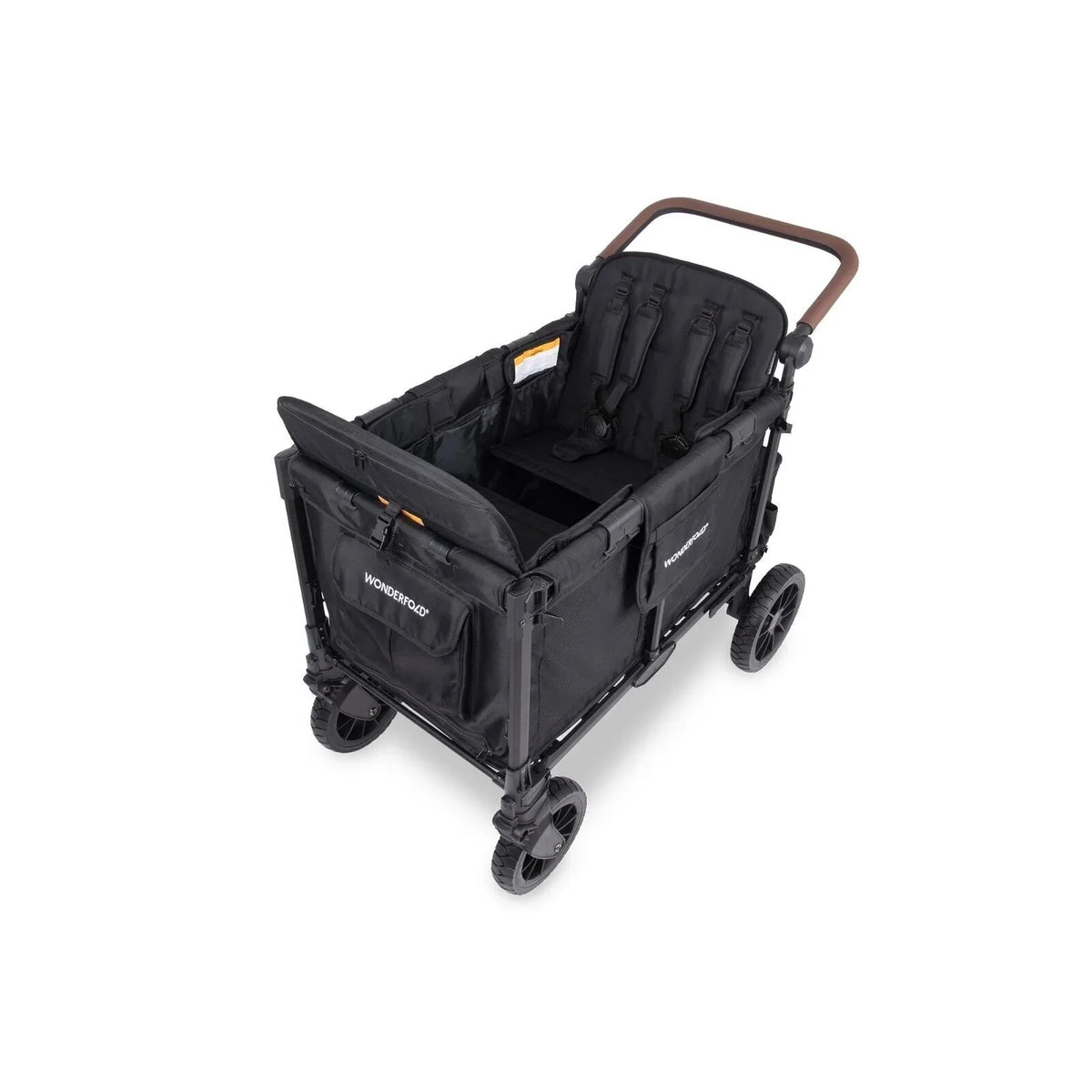 Wonderfold W4 Luxe Pro Stroller Wagon - Jet Black
