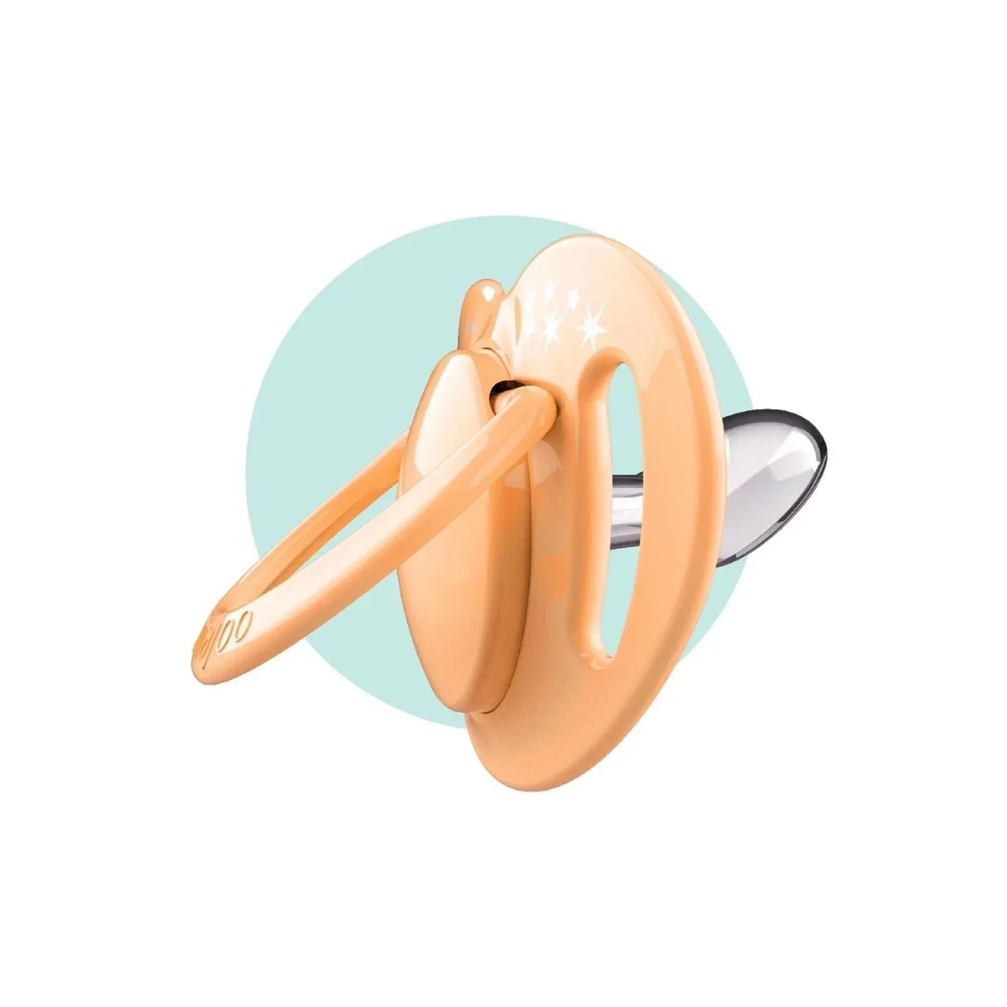 Mamajoo Orthodontic Soothers with Steriliser Box 6+ months Pack of 2 - Powder Pink & Blush