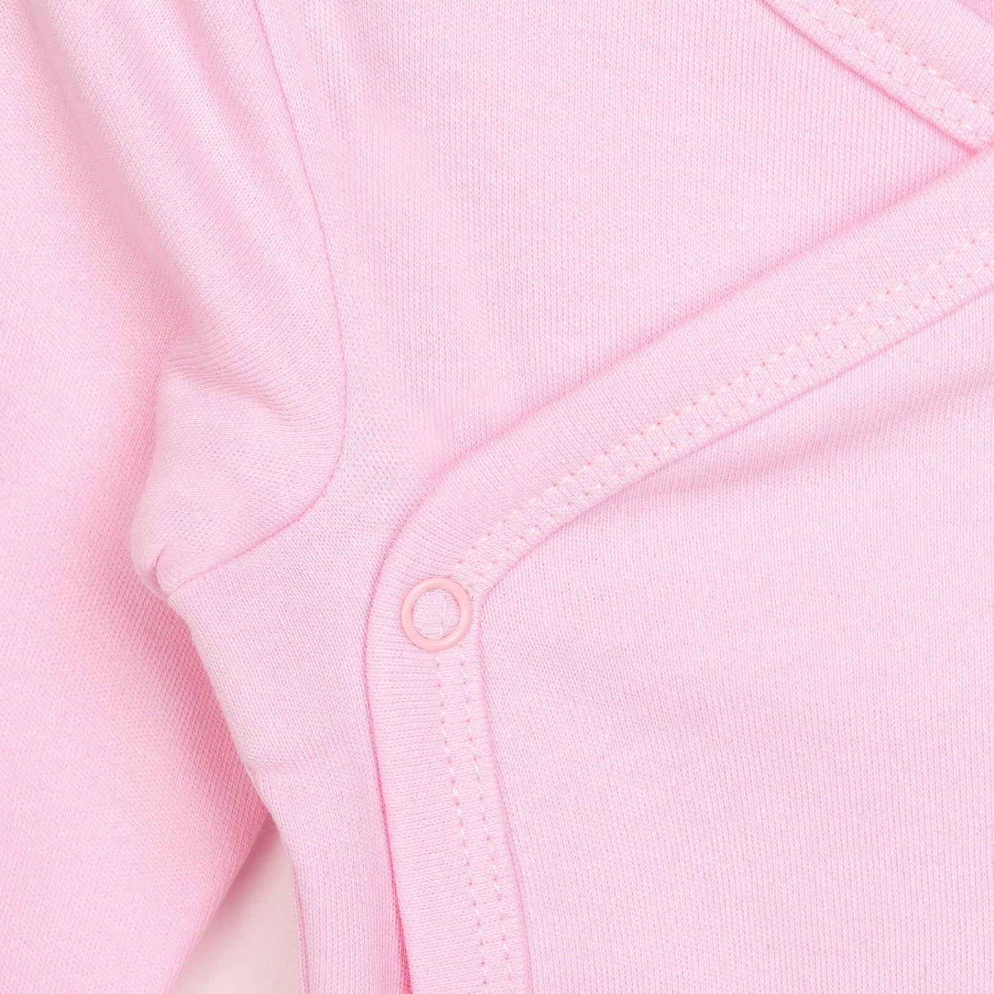 HelloBaby Newborn Organic Wrapover Top-Hat - Pink