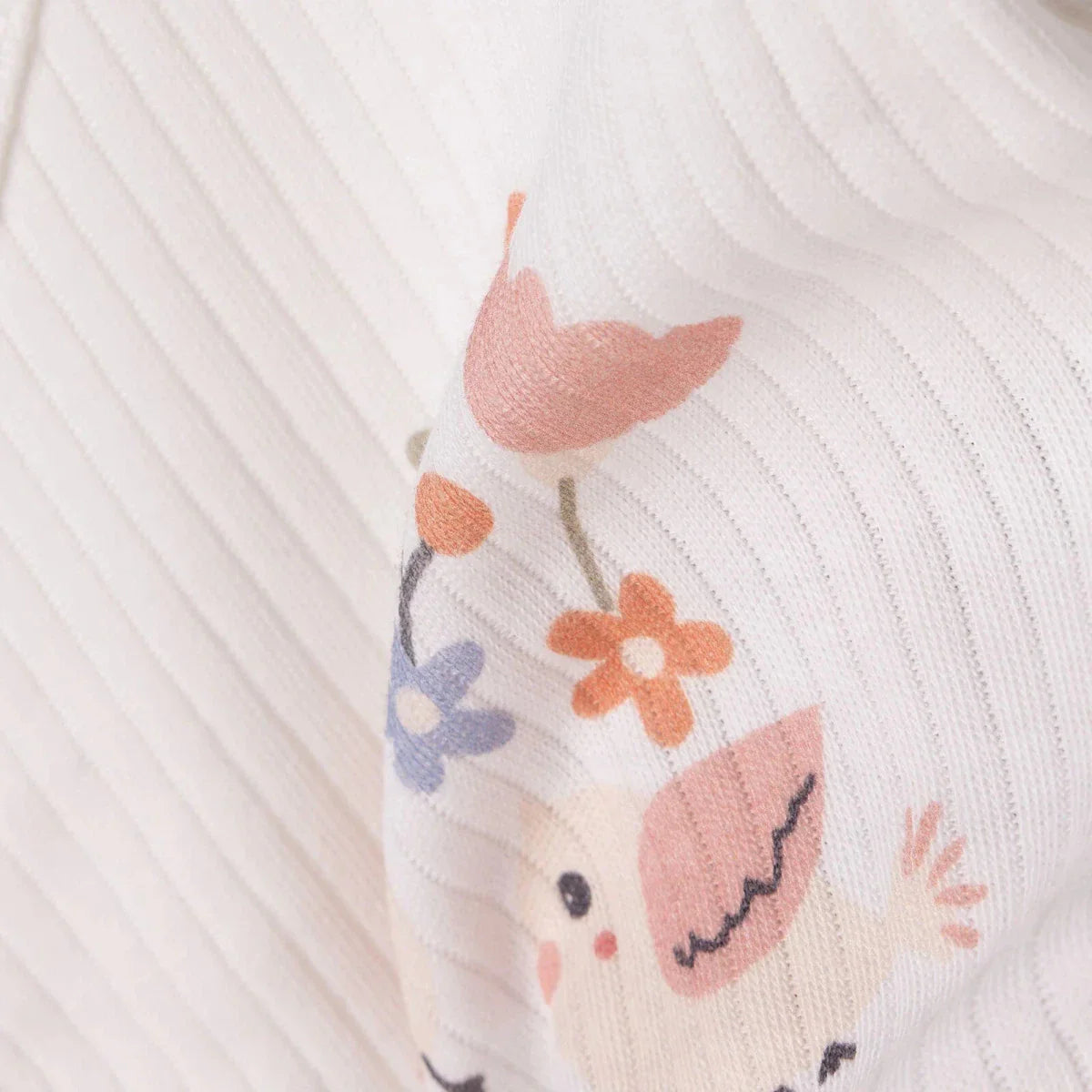 Tiffany 100% Cotton Tiny Baby Set - Ecru