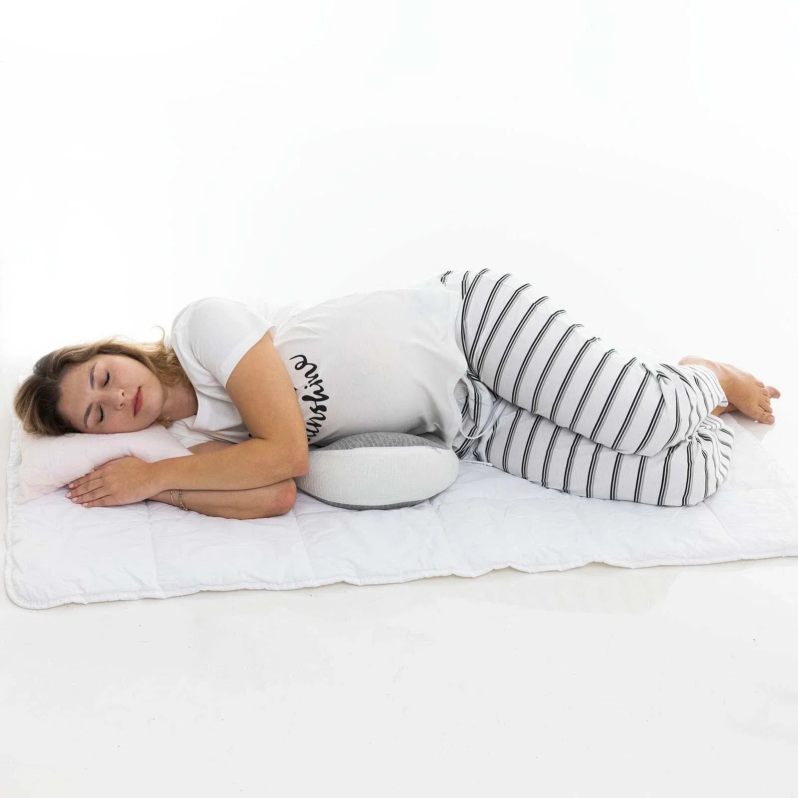 baby mom Multi-Functional Maternity Support Pillow - Grey