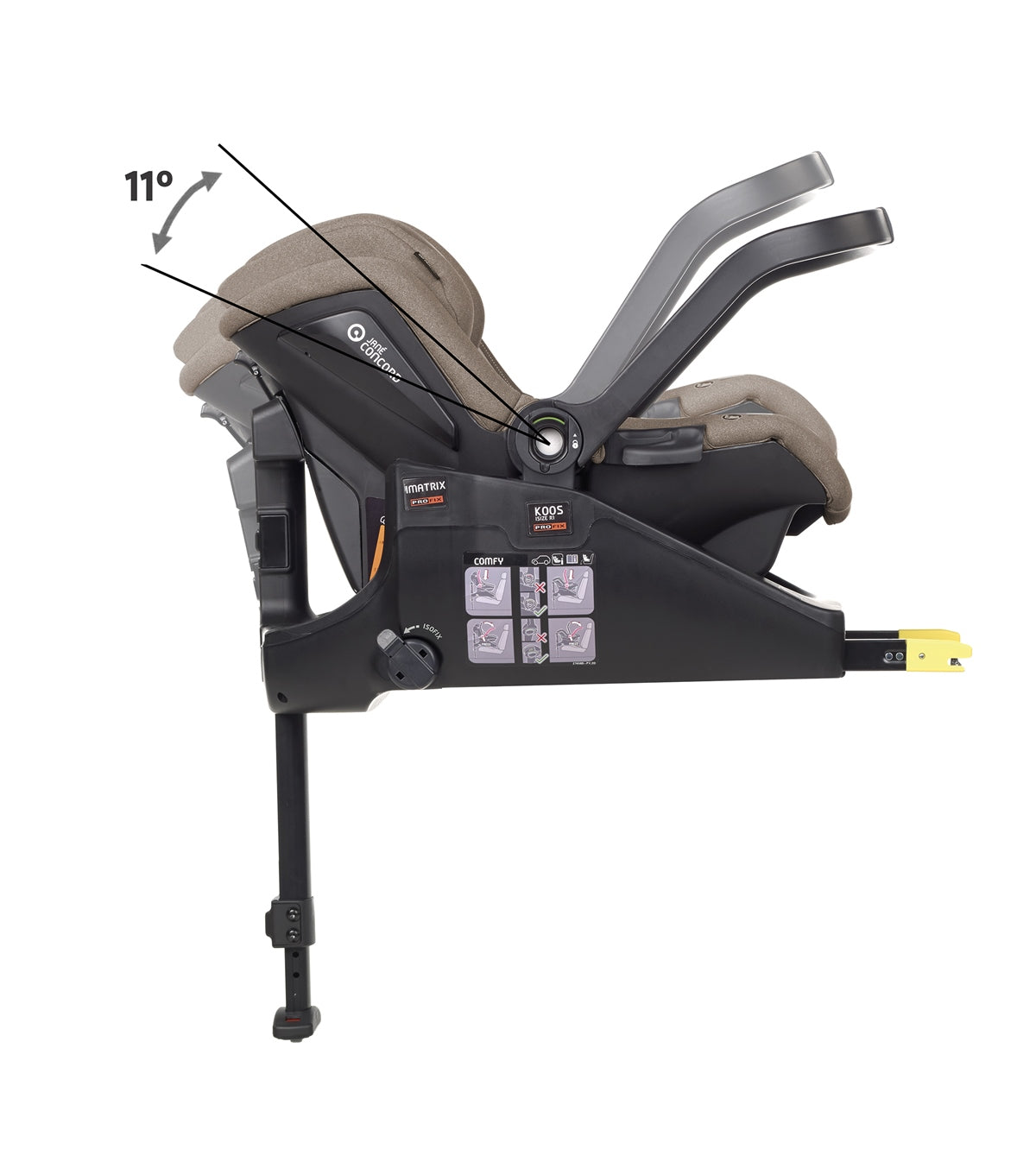 Jané Koos R1 i-Size Baby Car Seat 40-83cm, Birth to 18 Months