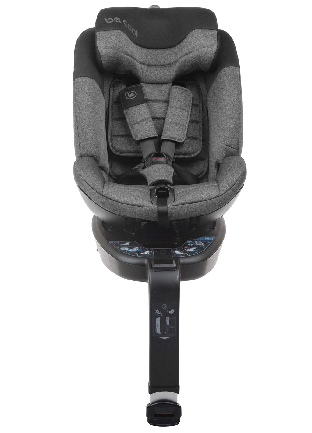 Be Cool Zeus Rotating ERF iSize Car Seat 40-125cm, 0-6 Years