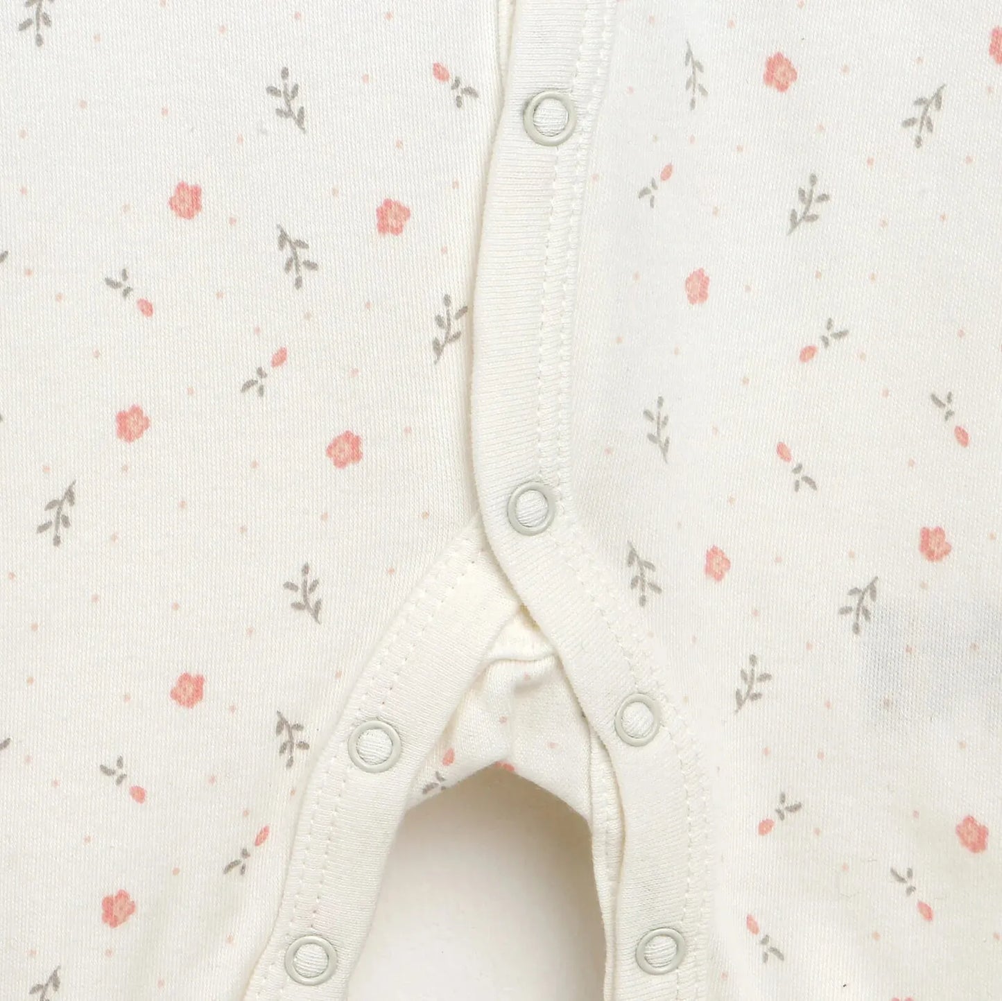 HelloBaby Newborn Baby Girl Footed Jumpsuit - White