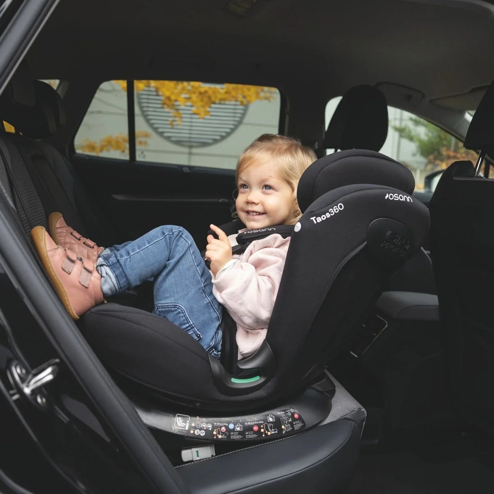 Osann Taos360 ECE R129/04 Car Seat - Black Grey