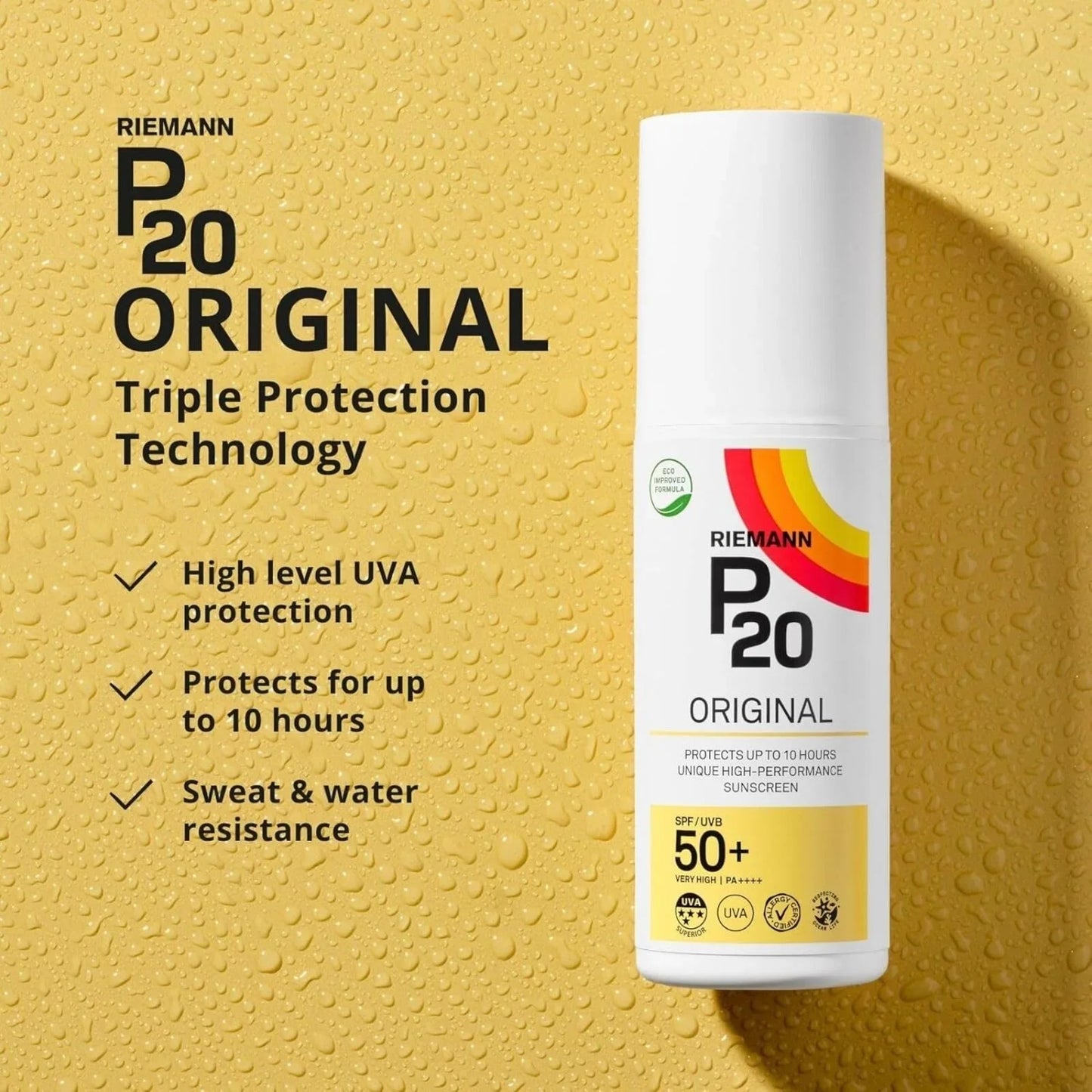 P20 Original SPF 50+ Sun Spray 100ml