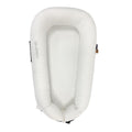 Noordi 2in1 Deluxe Baby Nest & Maternity Pillow with Silver-Ion Cotton, White