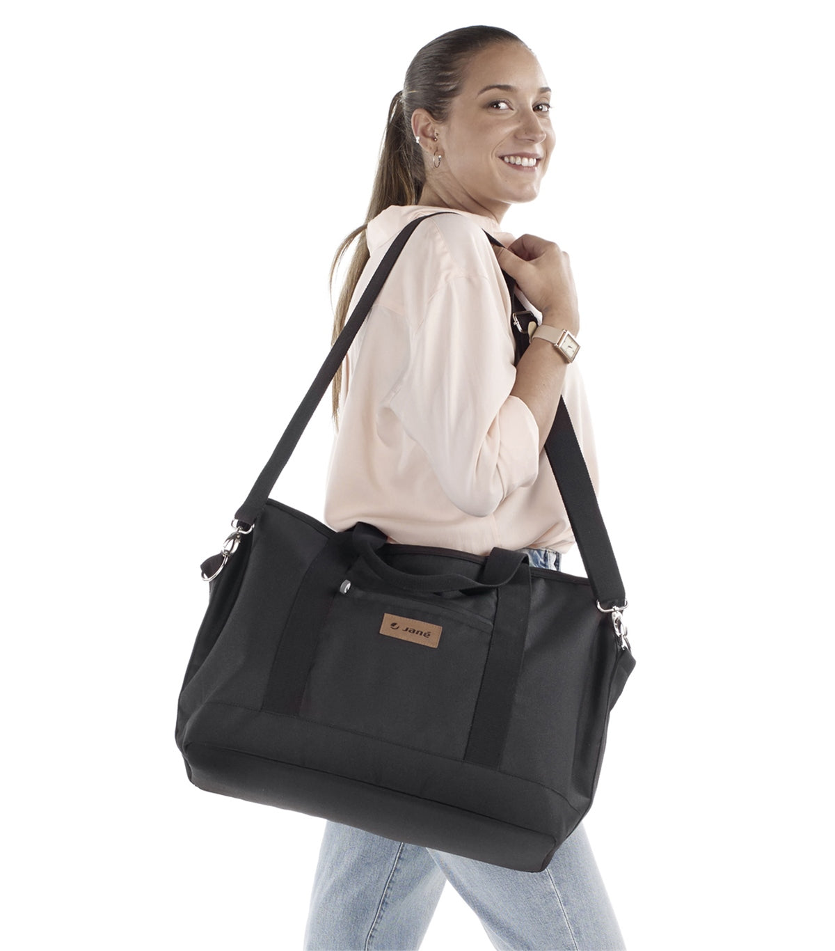 Jane Weekend Bag with changing mat and wash bag.