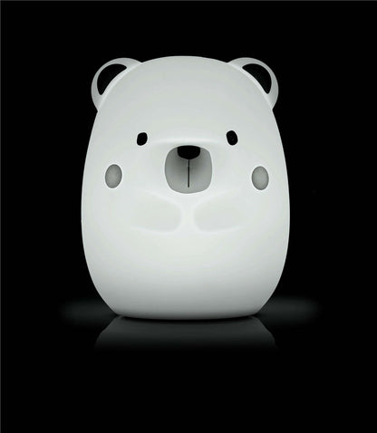 Jane Yum Bear Big Silicone Night Light – Rechargeable, Colour-Changing Sensory Lamp