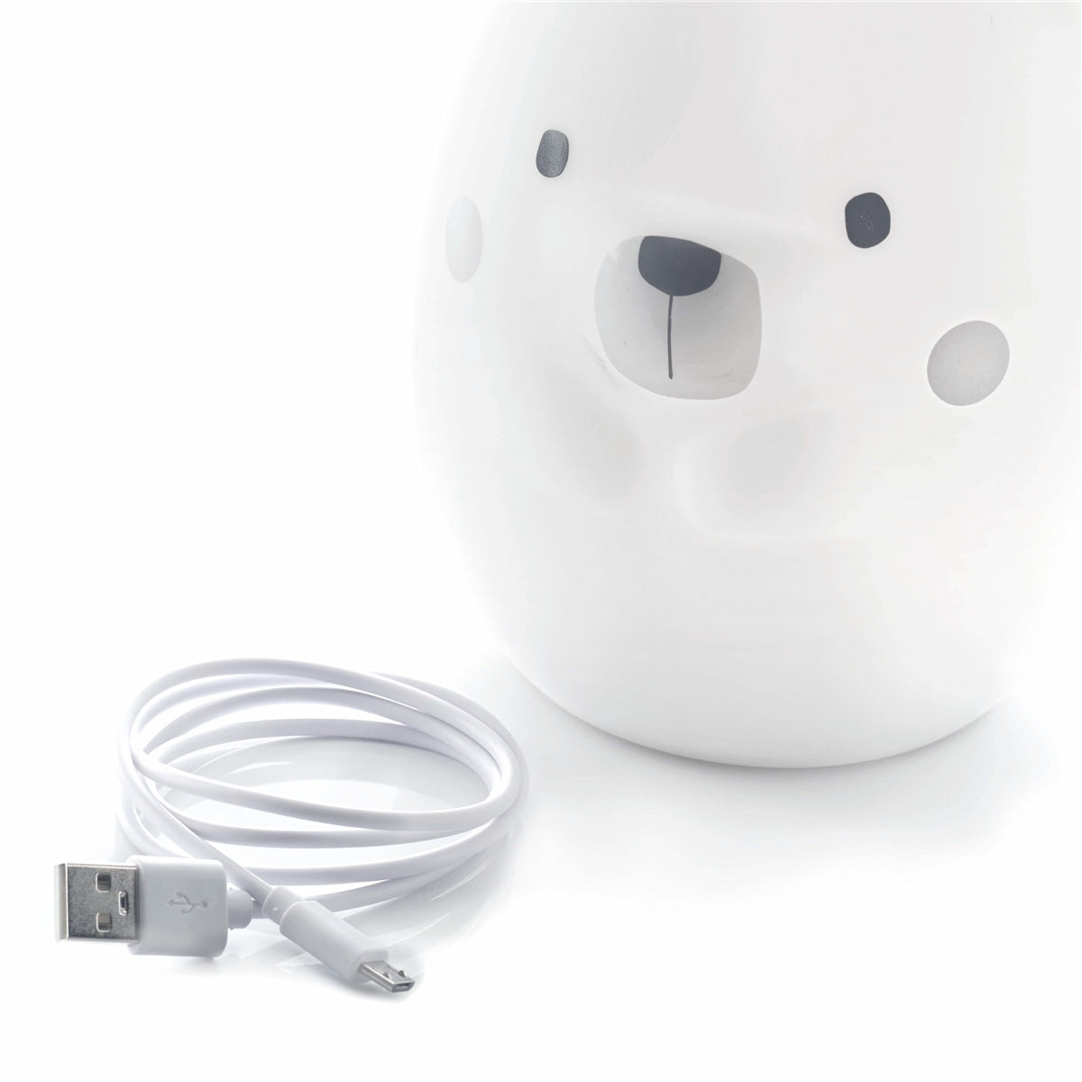 Jane Yum Bear Big Silicone Night Light – Rechargeable, Colour-Changing Sensory Lamp