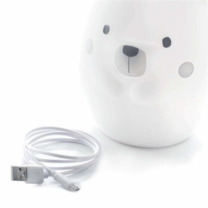 Jane Yum Bear Big Silicone Night Light – Rechargeable, Colour-Changing Sensory Lamp