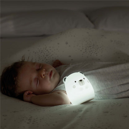 Jane Yum Bear Big Silicone Night Light – Rechargeable, Colour-Changing Sensory Lamp