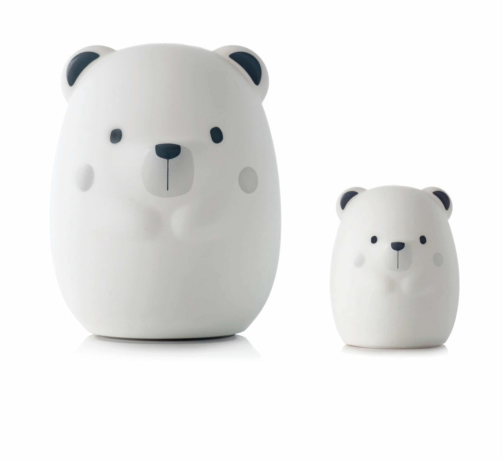 Jane Yum Bear Big Silicone Night Light – Rechargeable, Colour-Changing Sensory Lamp