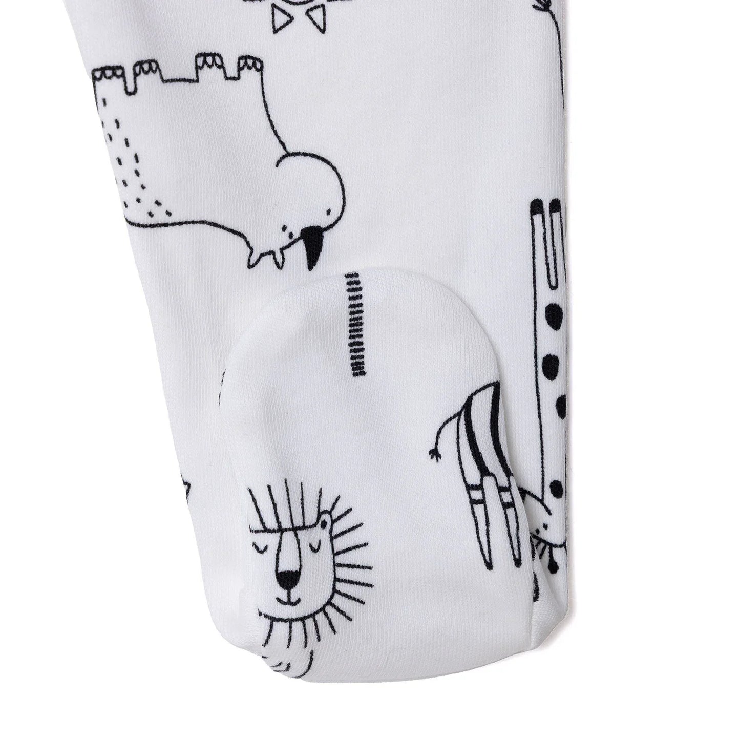 HelloBaby Newborn Body Footed Bottom - Ecru