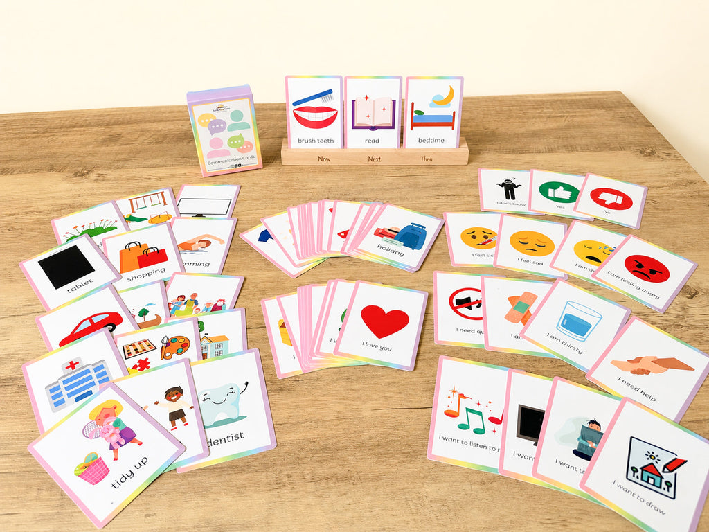 Now, Then & Next / Now & Next Stand & Flashcard Set