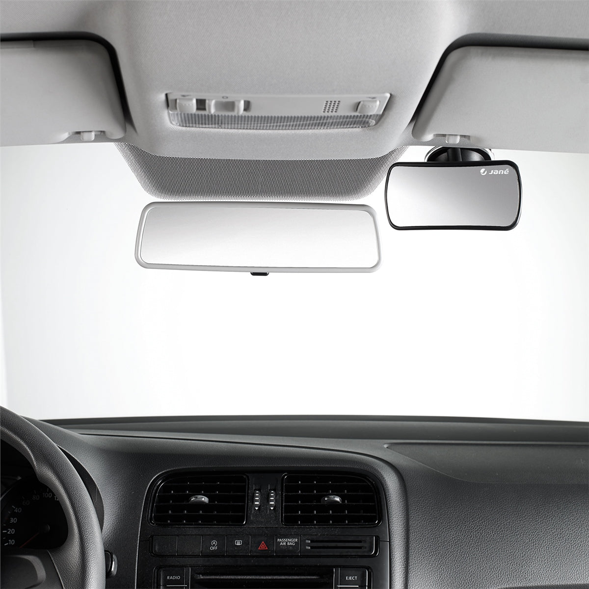 Rear-view Surveillance Mirror for the Driver with a 360° Swivel Body