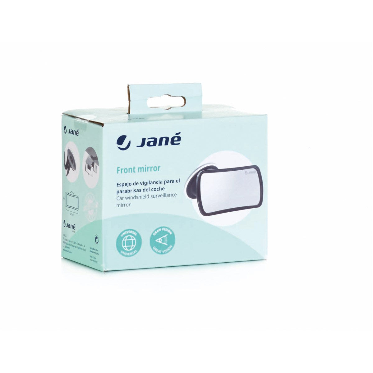 Rear-view Surveillance Mirror for the Driver with a 360° Swivel Body