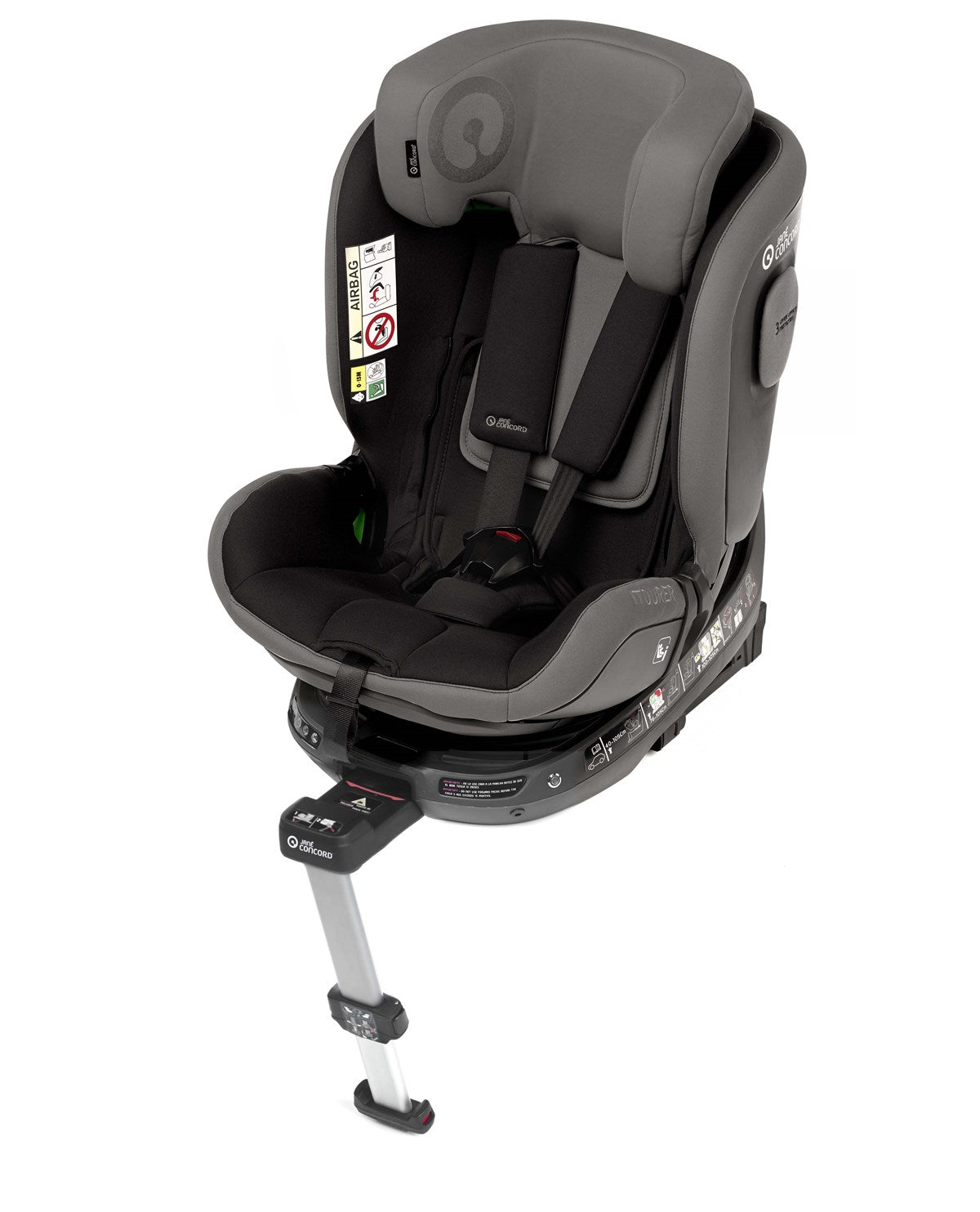 Jane iTourer Rotating i-Size ERF Car Seat, 40-125cm, 0-7 Years