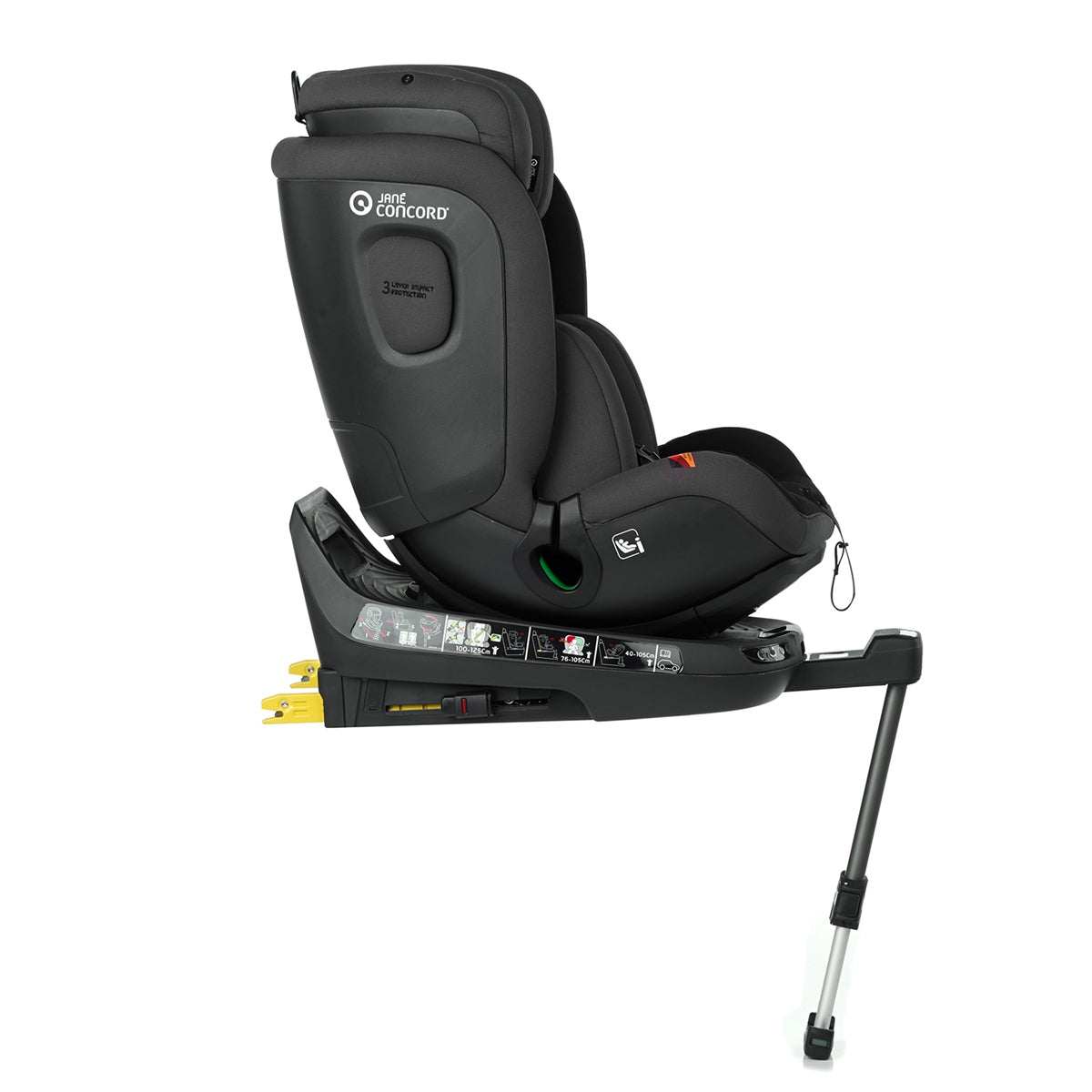 Jane iTourer Rotating i-Size ERF Car Seat, 40-125cm, 0-7 Years