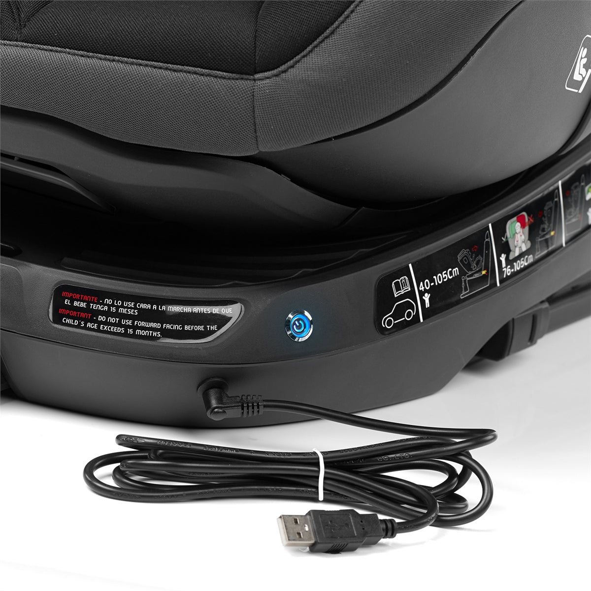 Jane iTourer Rotating i-Size ERF Car Seat, 40-125cm, 0-7 Years