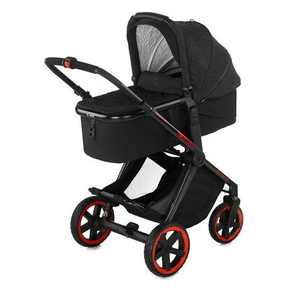 Jané Limited Edition Crosslight Pro Carbon 3in1 Travel System with Lie-Flat Kombibaby Car Seat