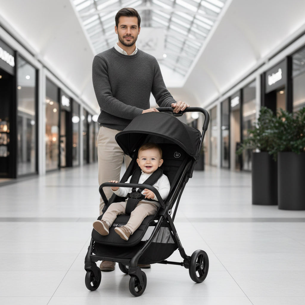 Be Cool Quick Fold Lightweight Pushchair – Compact Fold Stroller 0-22kg, 0-4 years