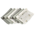 Bamboo Muslin Cloths For Baby 35 x 35 cm (6-Pack), Botanic