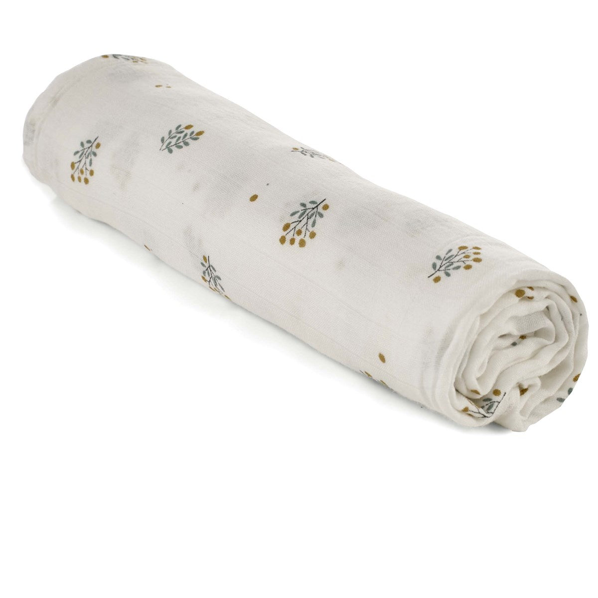Extra Large Bamboo Muslin Cloths For Baby, 120 x 120 cm, Botanic