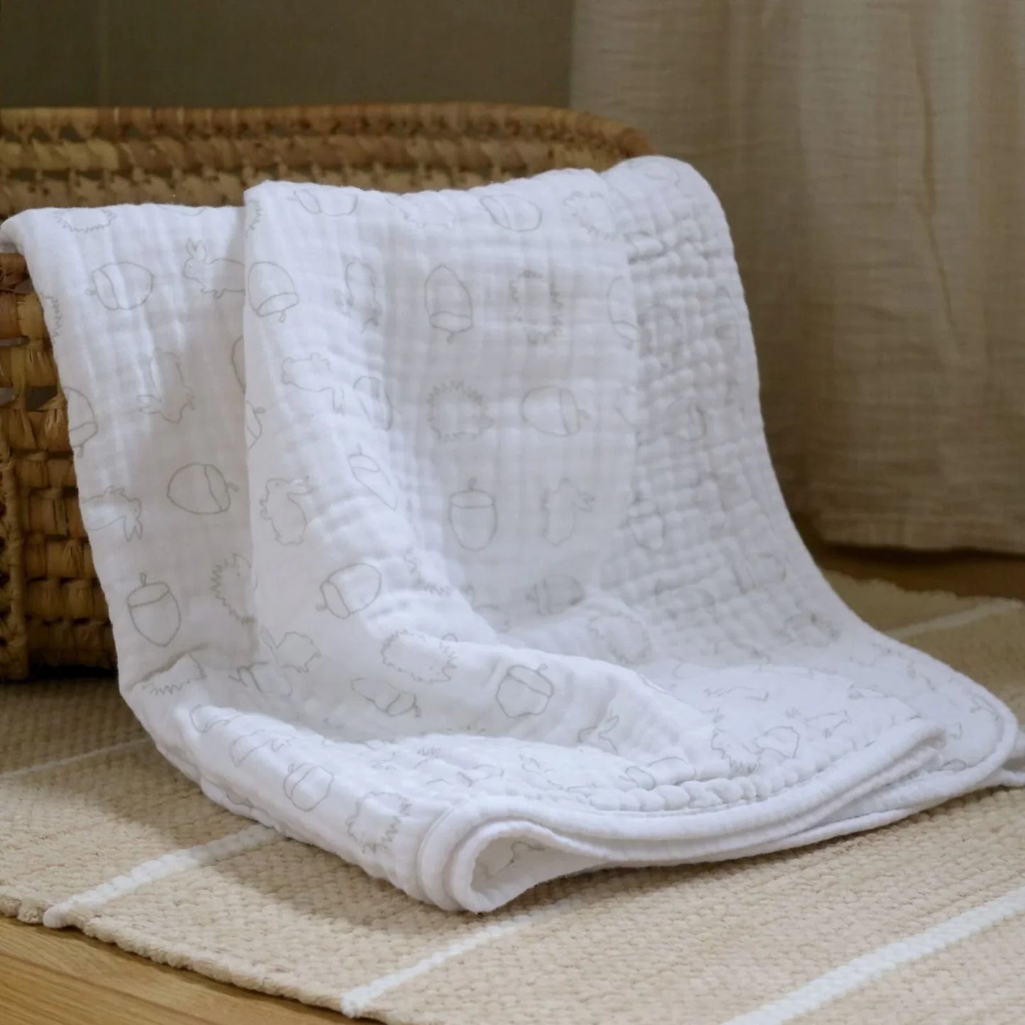MuslinZ Muslin Blanket 120cm  - Woodland