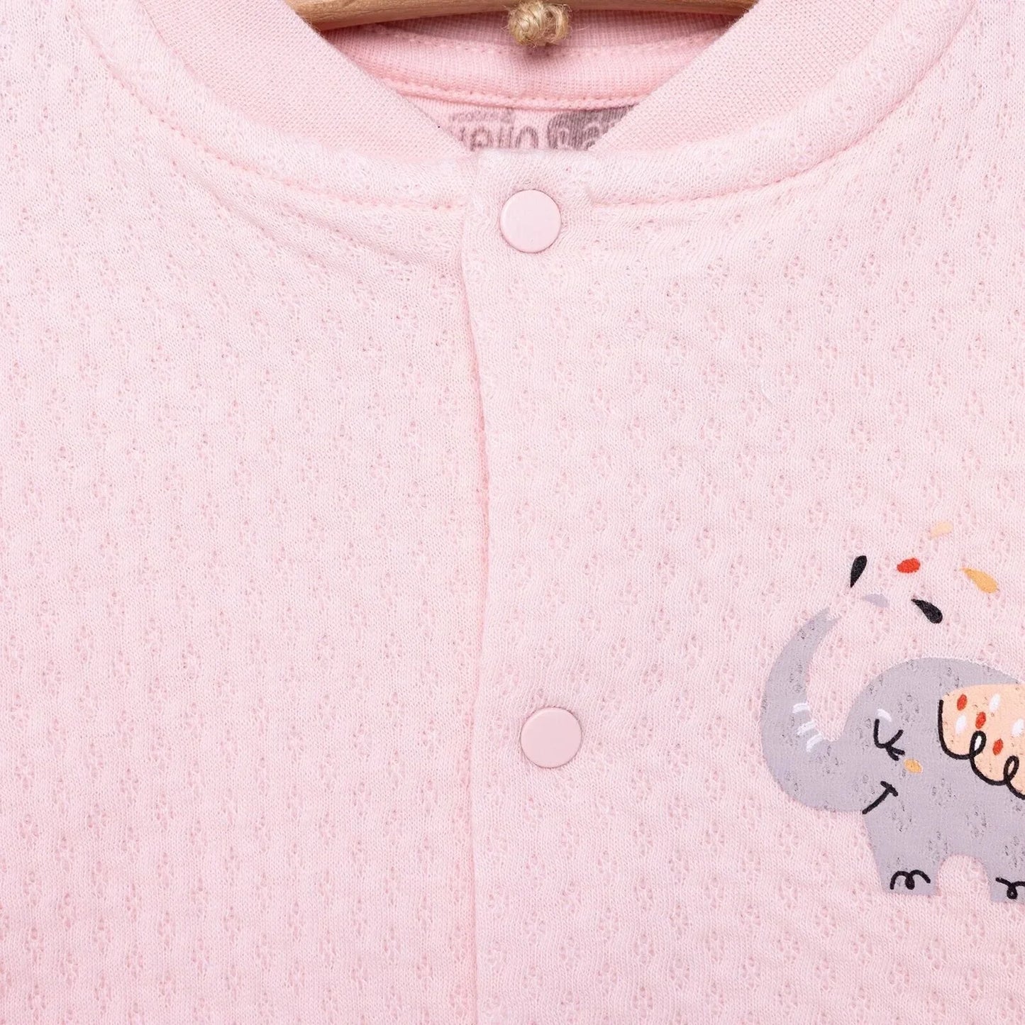 HelloBaby Baby Girl Quilted Cardigan - Light Pink