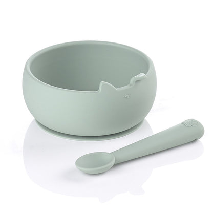 Silicone Bowl and Spoon Set - Perfect for Baby's First Meals