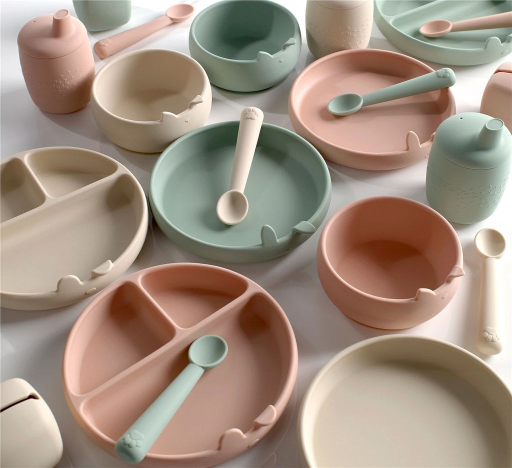 BLW Silicone Plate with Compartments for Baby-Led Weaning