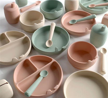 BLW Silicone Plate with Compartments for Baby-Led Weaning