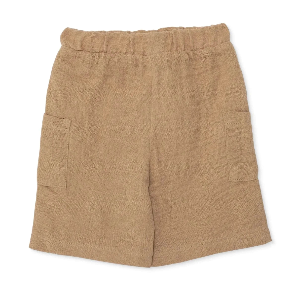 HelloBaby Boys Muslin Shorts - Brown