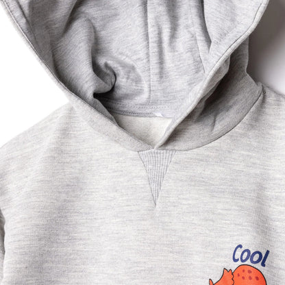 HelloBaby Cool Dino Jogging Set - Grey Melange