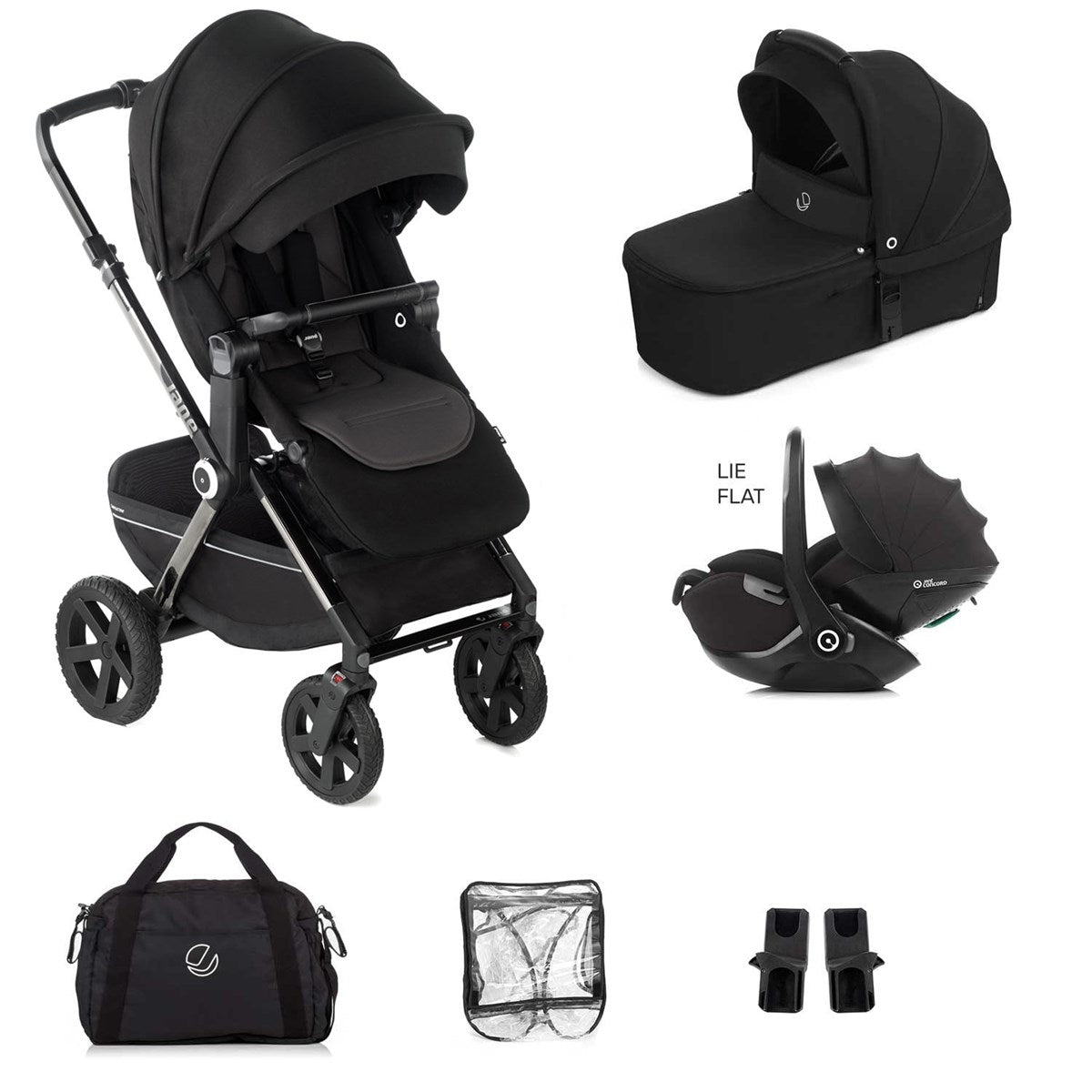 Jane Crosslight 3 Silver Shadow + Kombibaby Travel System