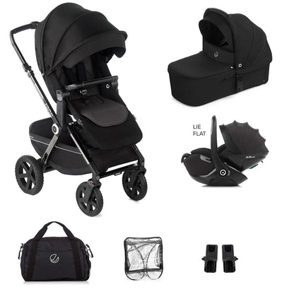 Jane Crosslight-3 Trio Kombibaby 360 Lie-Flat Car Seat Travel System, Special Edition Silver Shadow
