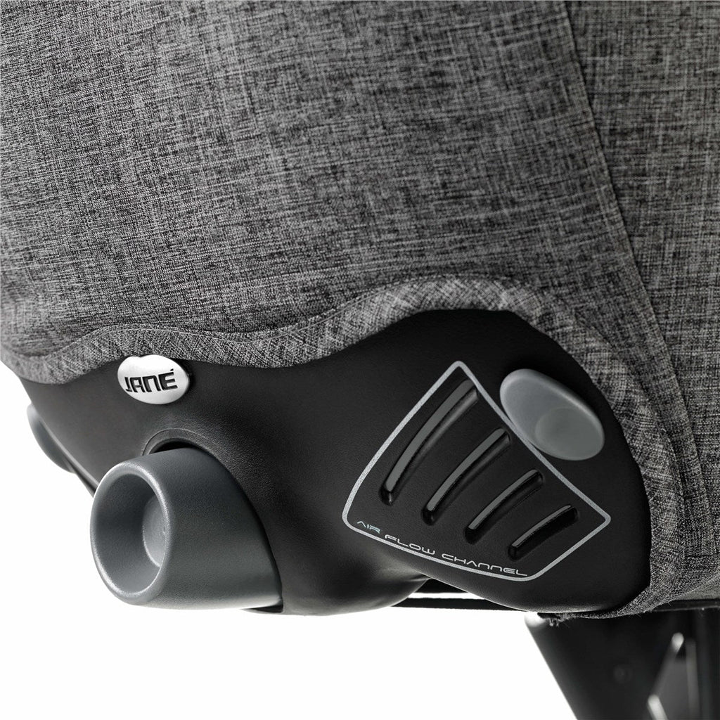 Jané Trider + Transporter Plus Carrycot, Cold Black