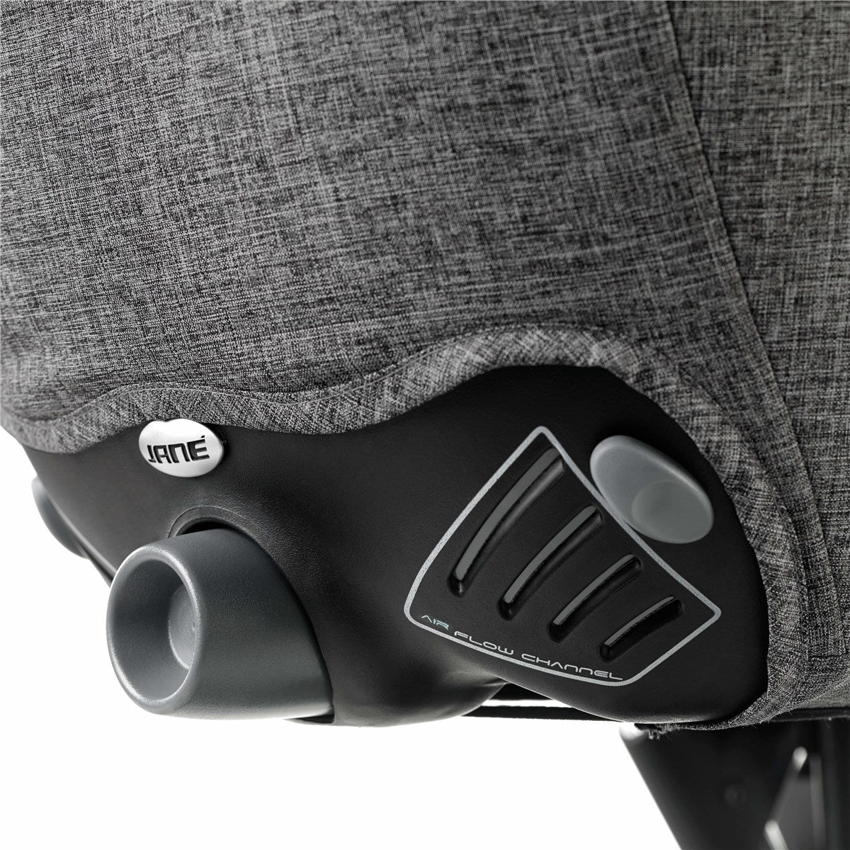 Jané Trider + Transporter Plus Carrycot, Black & Grey