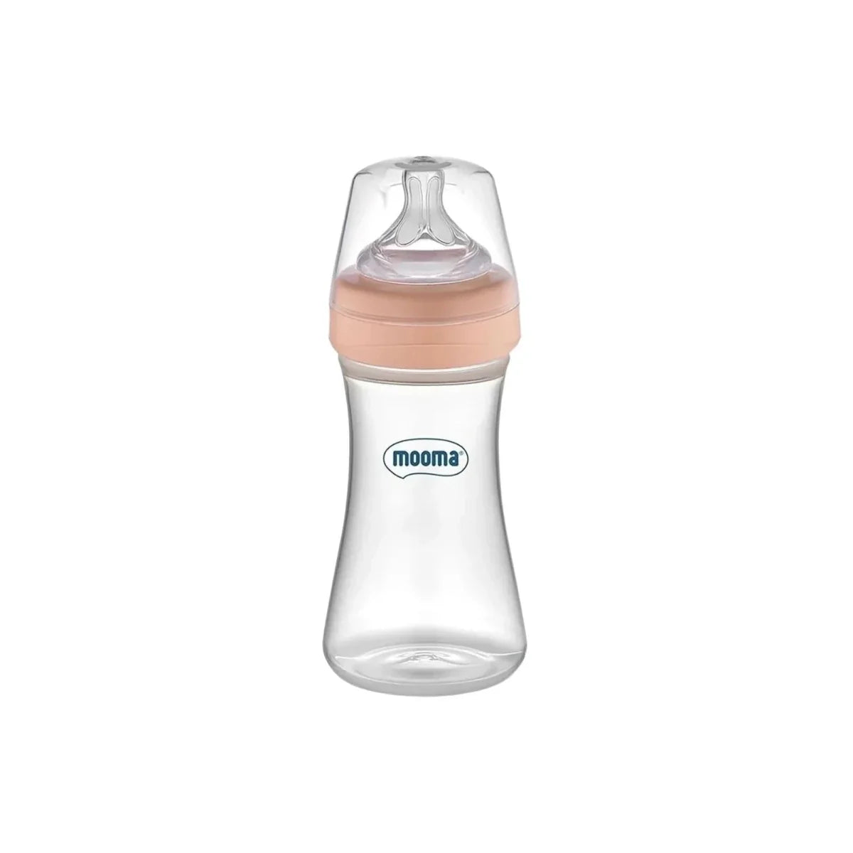 Mooma Kindy Bottle Fast Flow 18+ months 250ml - Old Rose