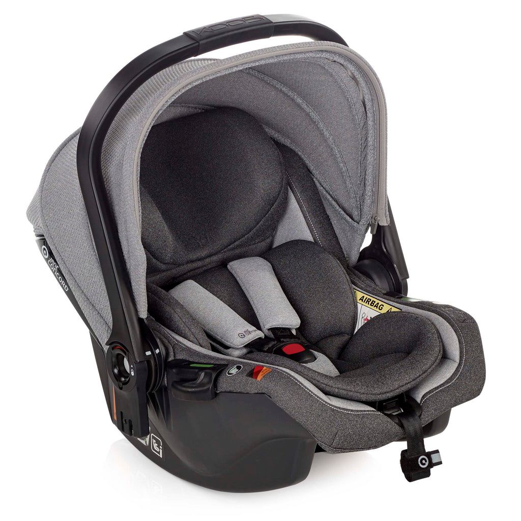 Jané Trider + Transporter Plus Carrycot, Black & Grey