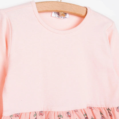 HelloBaby Baby Girl Winter Fairytale Dress - Powder