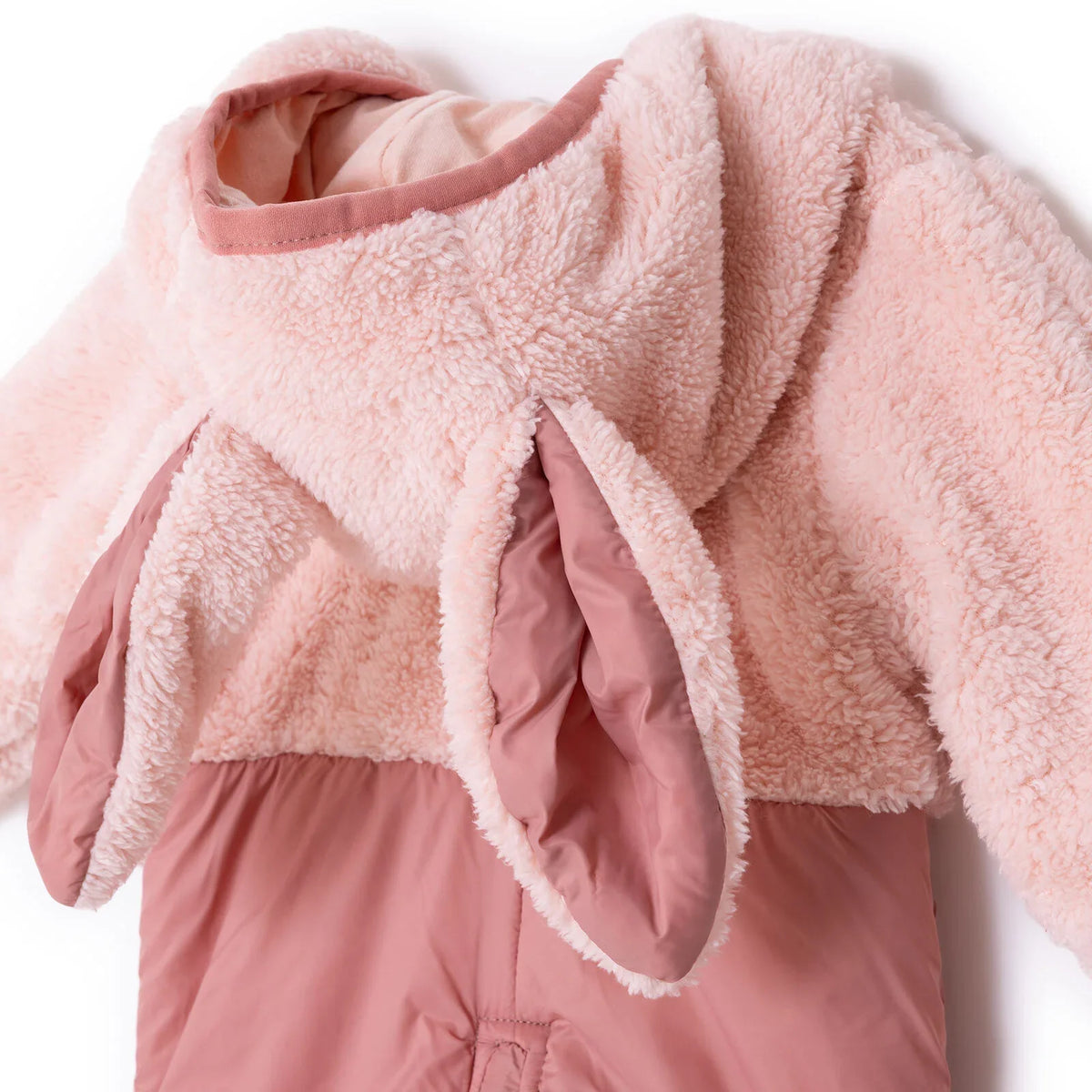 Midimod Hooded Fleece Baby Pramsuit with Feet (3 Months to 12 Months)