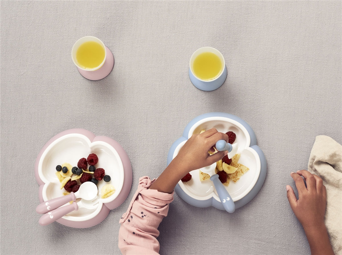 BabyBjorn Baby Feeding Set – Plate, Spoon, Fork & Cup Baby Weaning Dinner Set (4pcs)
