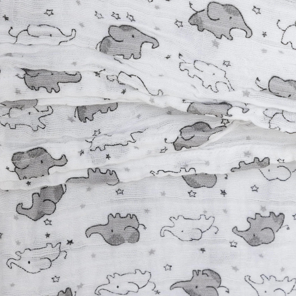Little Dreams Unisex Muslin Blanket - Ecru