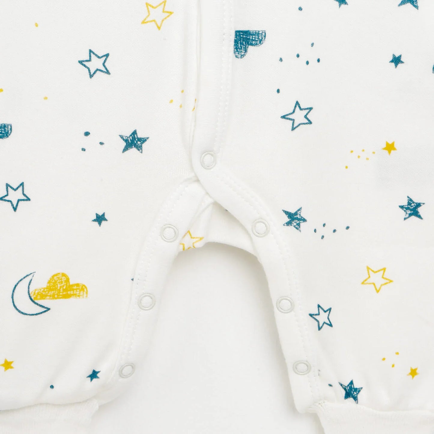 HelloBaby Newborn Baby Boy Footed Jumpsuit - Multicolour