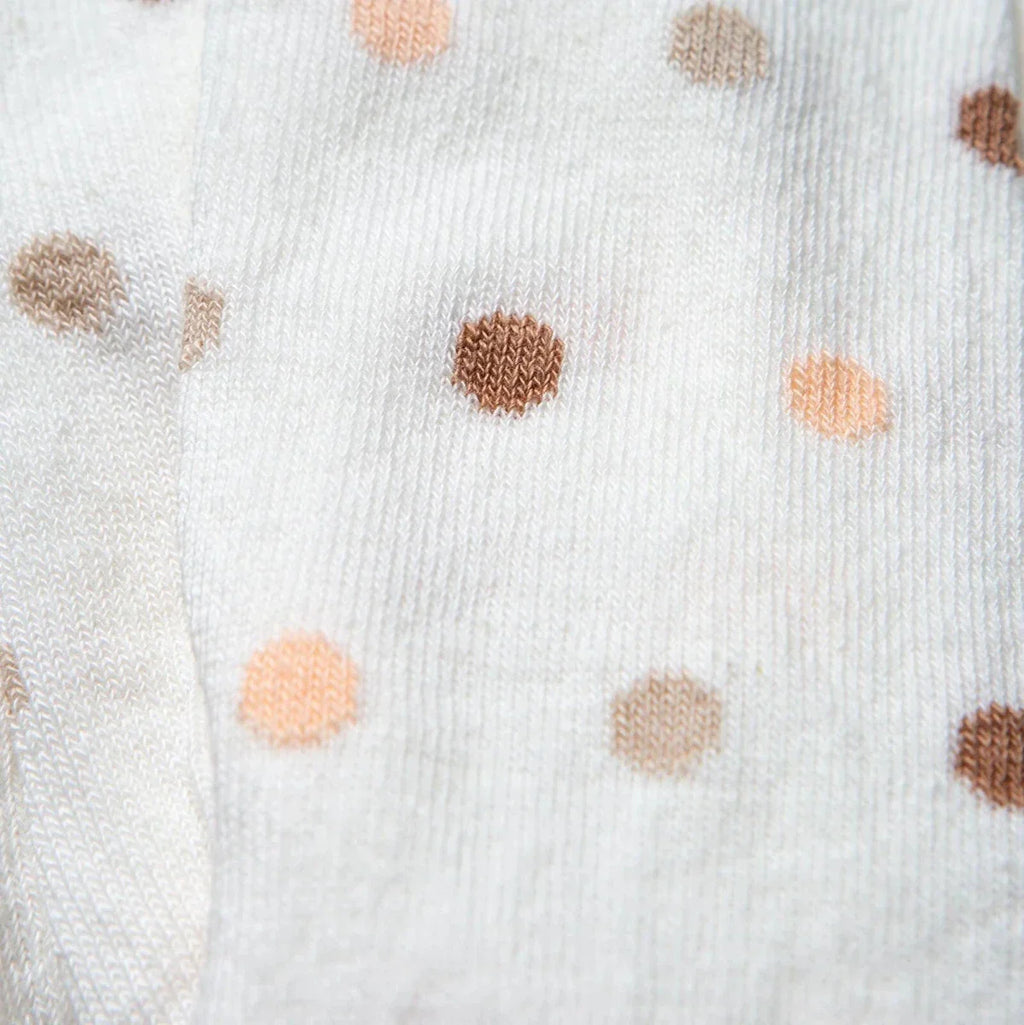HelloBaby Girls Tights Polka Dot Print - Beige