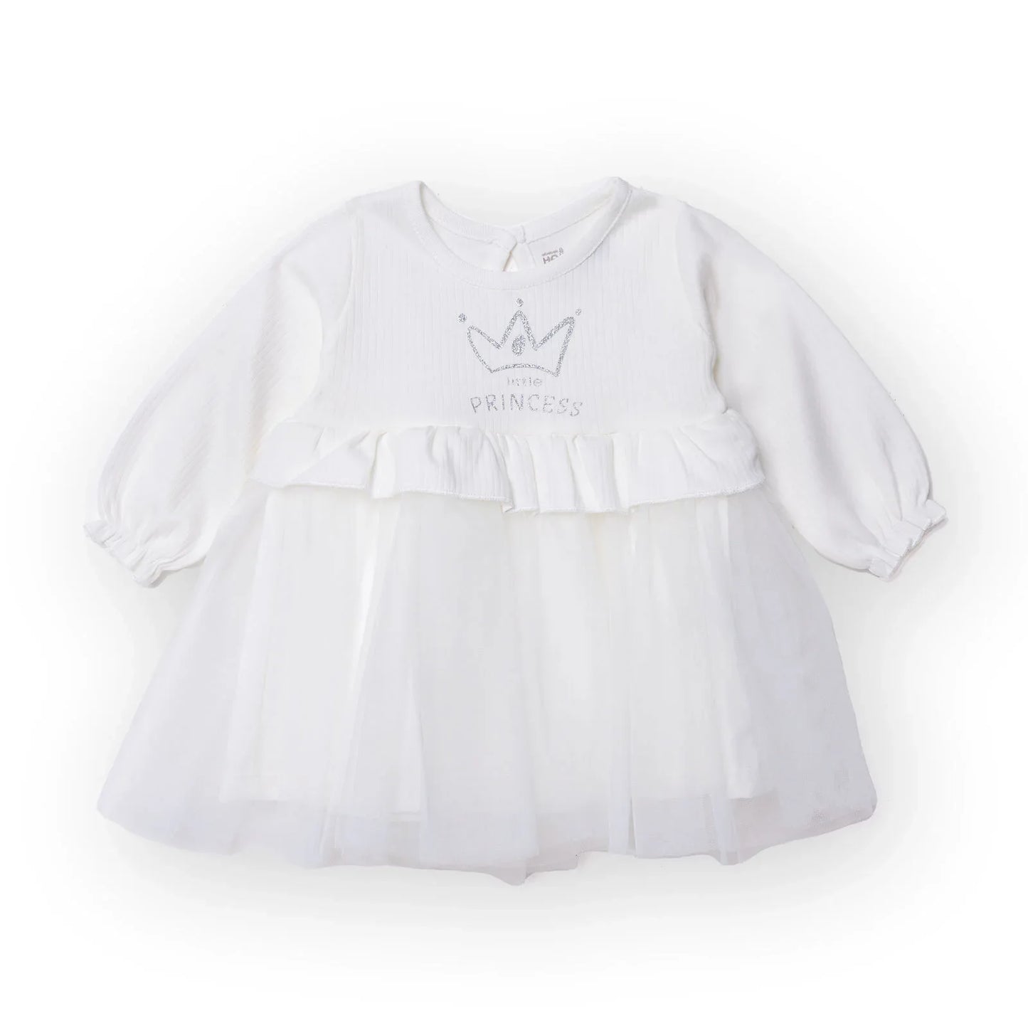 HelloBaby Newborn Dress - Ecru